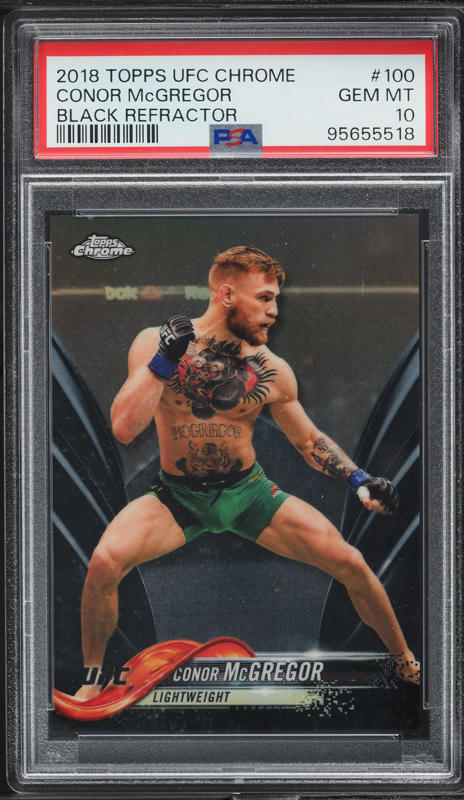 2025 Topps Midnight UFC Twilight Conor McGregor /99 #15 CGC AUTH