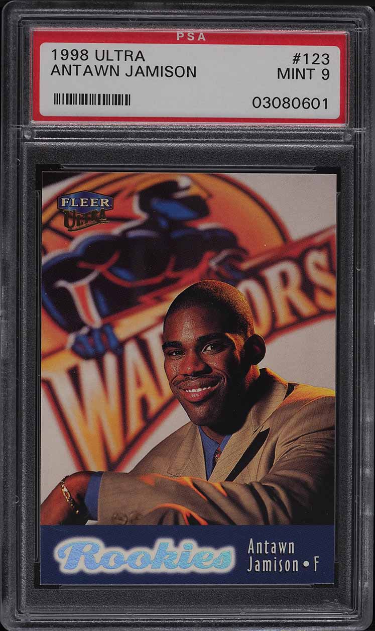 1998 Ultra Basketball Antawn Jamison ROOKIE #123 PSA 9 MINT