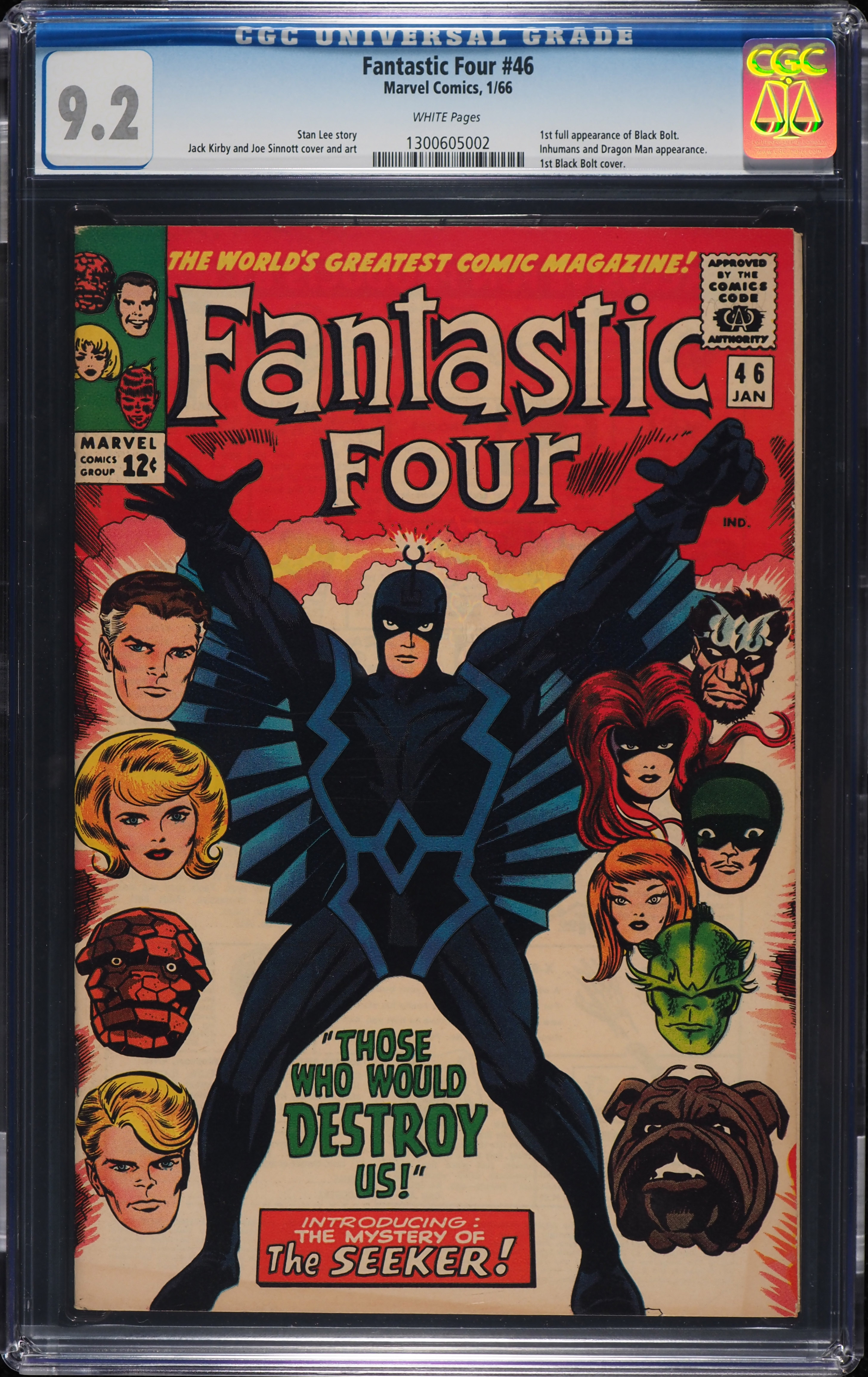 Fantastic Four #46 (Marvel, 1966) CGC 9.2