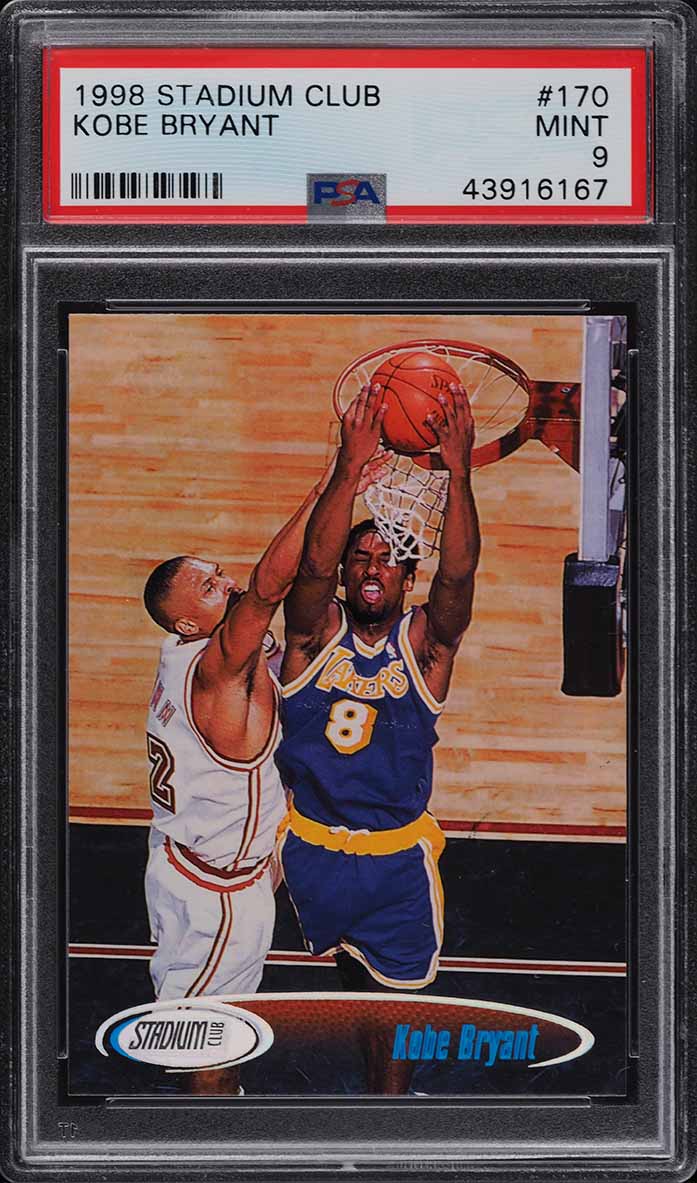 1998 Stadium Club Kobe Bryant #170 PSA 9 MINT