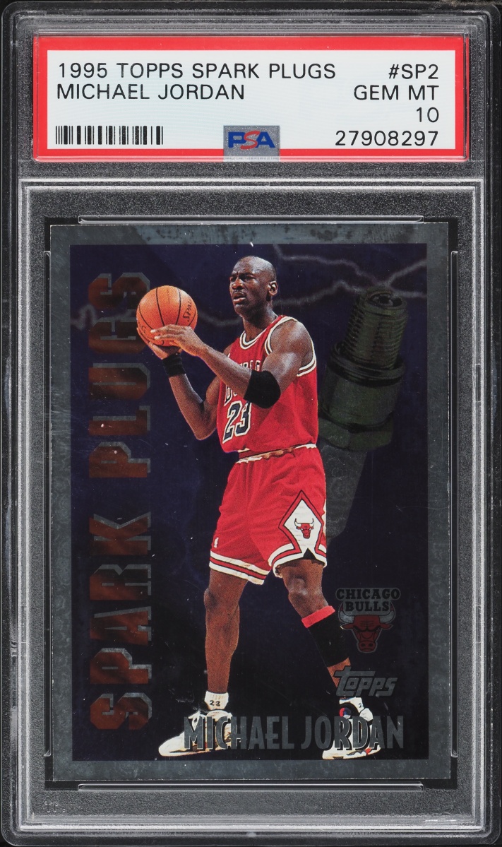 1995 Topps Spark Plugs Michael Jordan #SP2 PSA 10 GEM MINT