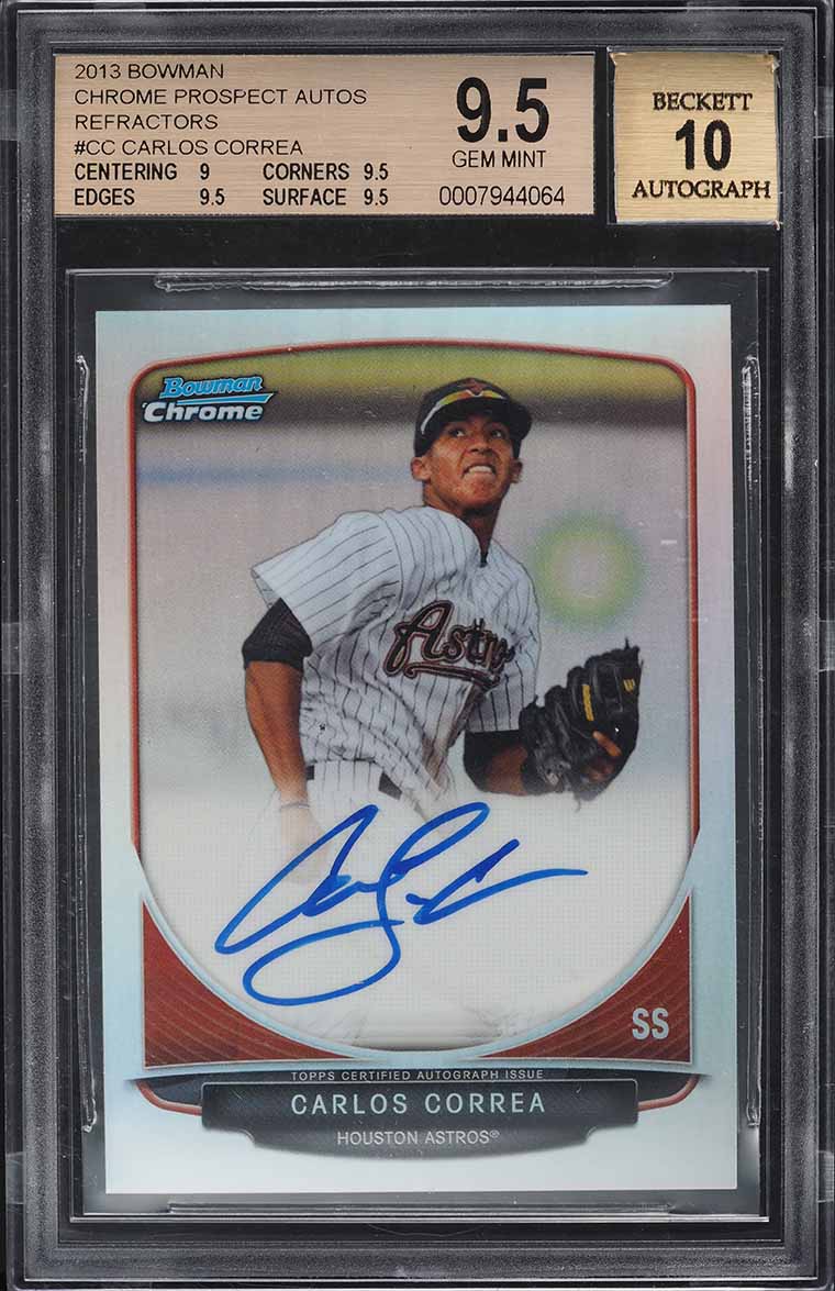その他 CARLOS CORREA bowman refractor auto その他 CARLOS CORREA bowman refractor auto その他 CARLOS