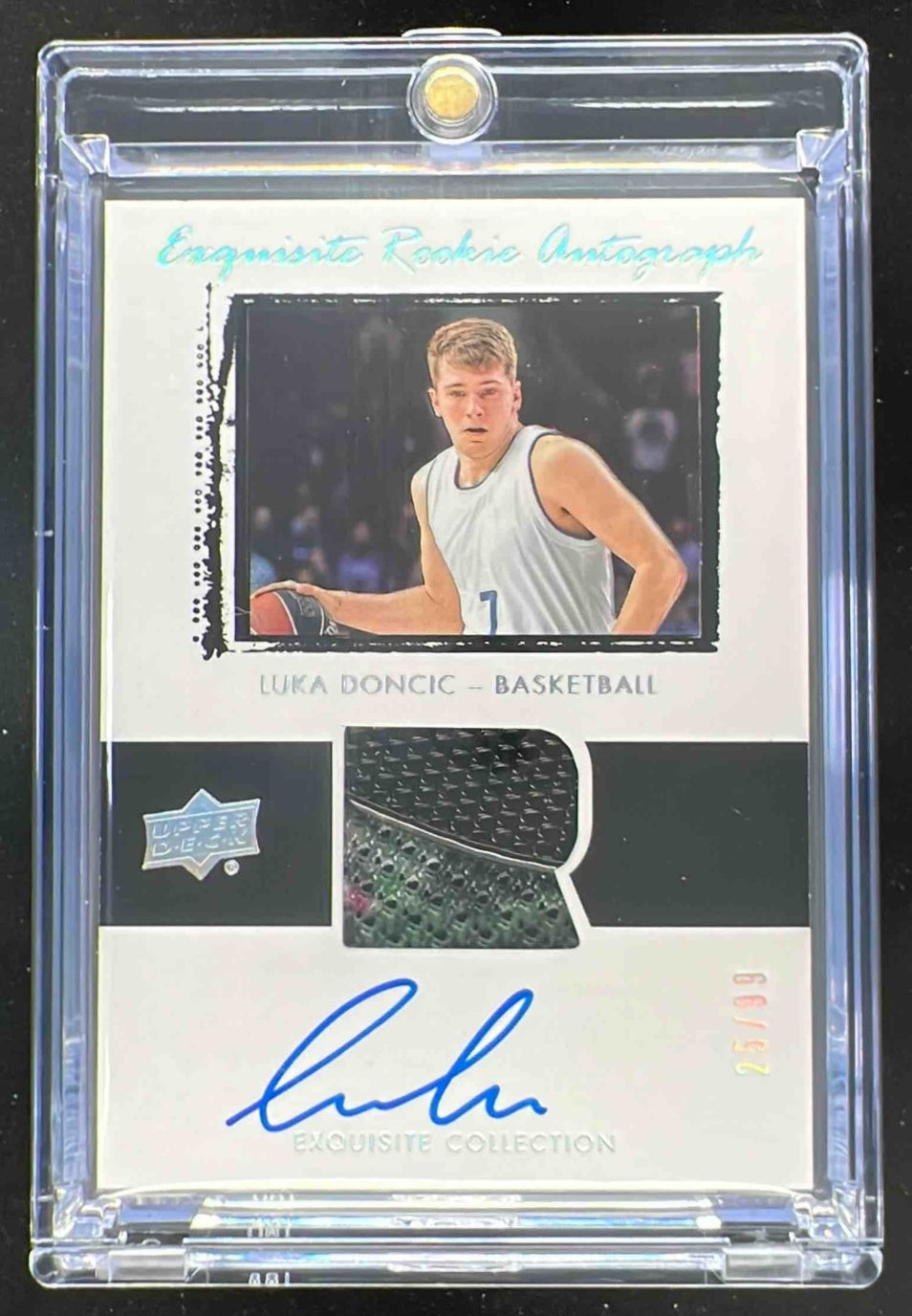 2019 Panini Prizm Orange Ice Luka Doncic #75 PSA 9 MINT on