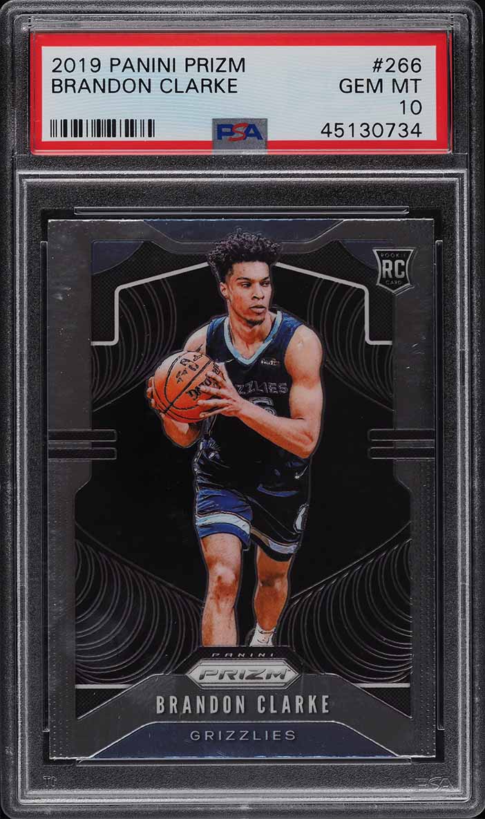 2019 Panini Prizm Brandon Clarke ROOKIE #266 PSA 10 GEM MINT