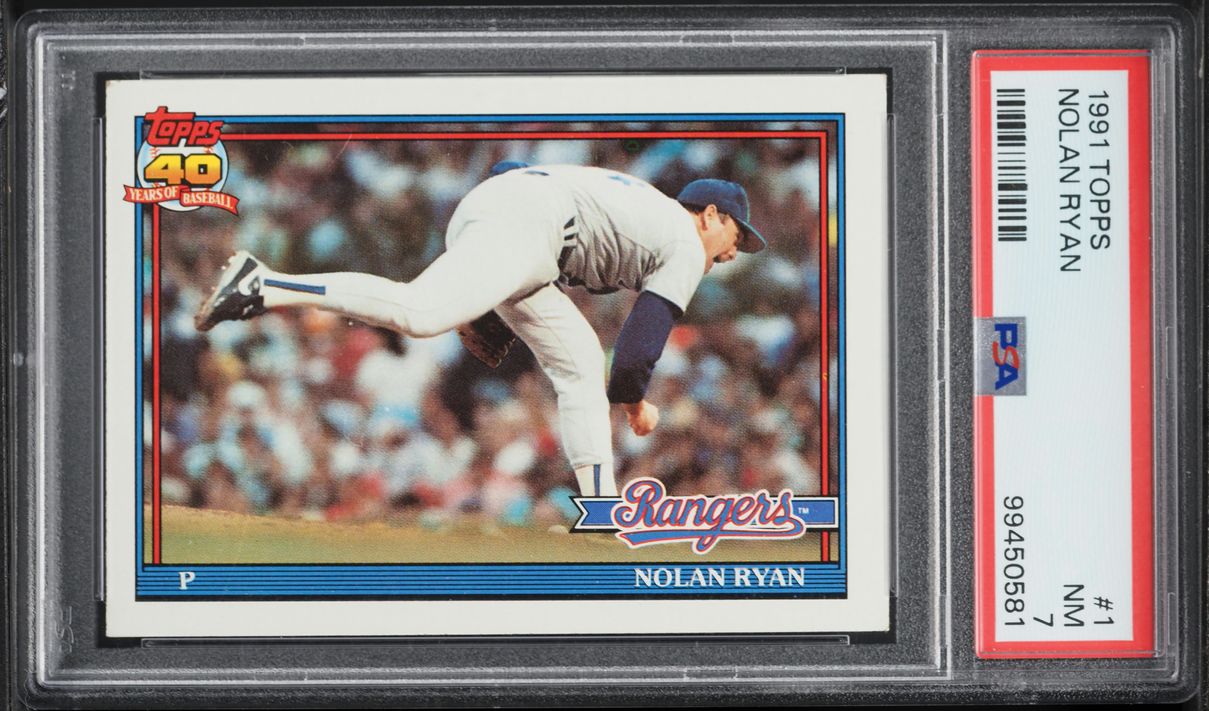1991 Topps Nolan Ryan #1 PSA 7 NRMT