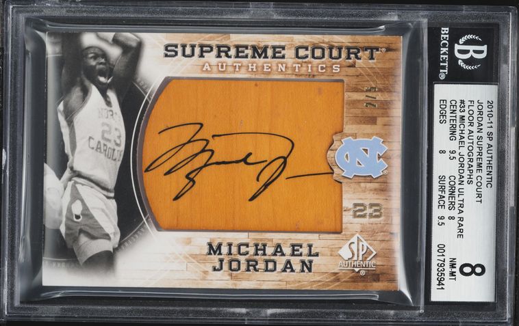 2004 SP Authentic Fabrics Michael Jordan PATCH AUTO /50 #AAF-MJ