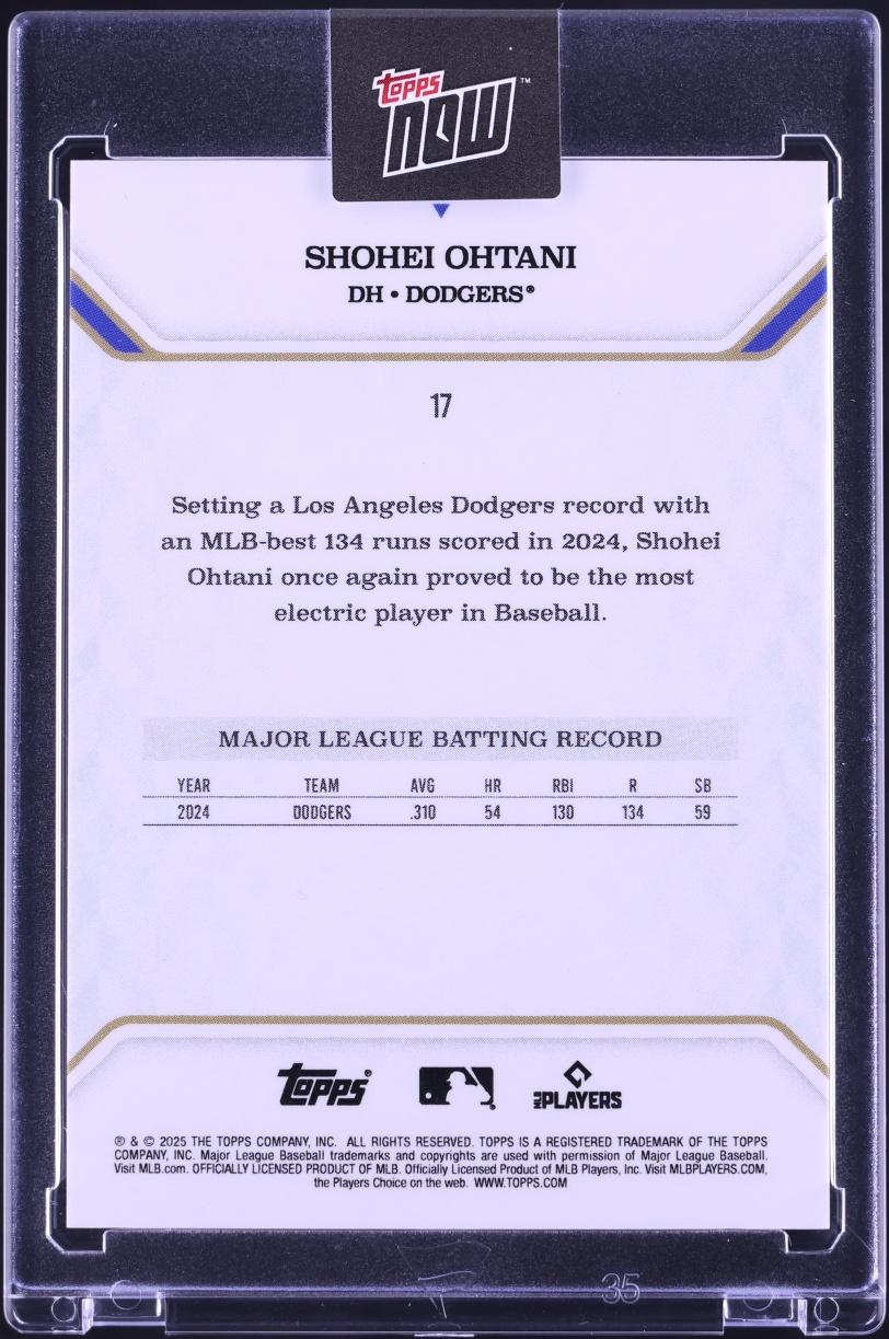 2025 Topps MLB MVP Collection Shohei Ohtani /99 #17