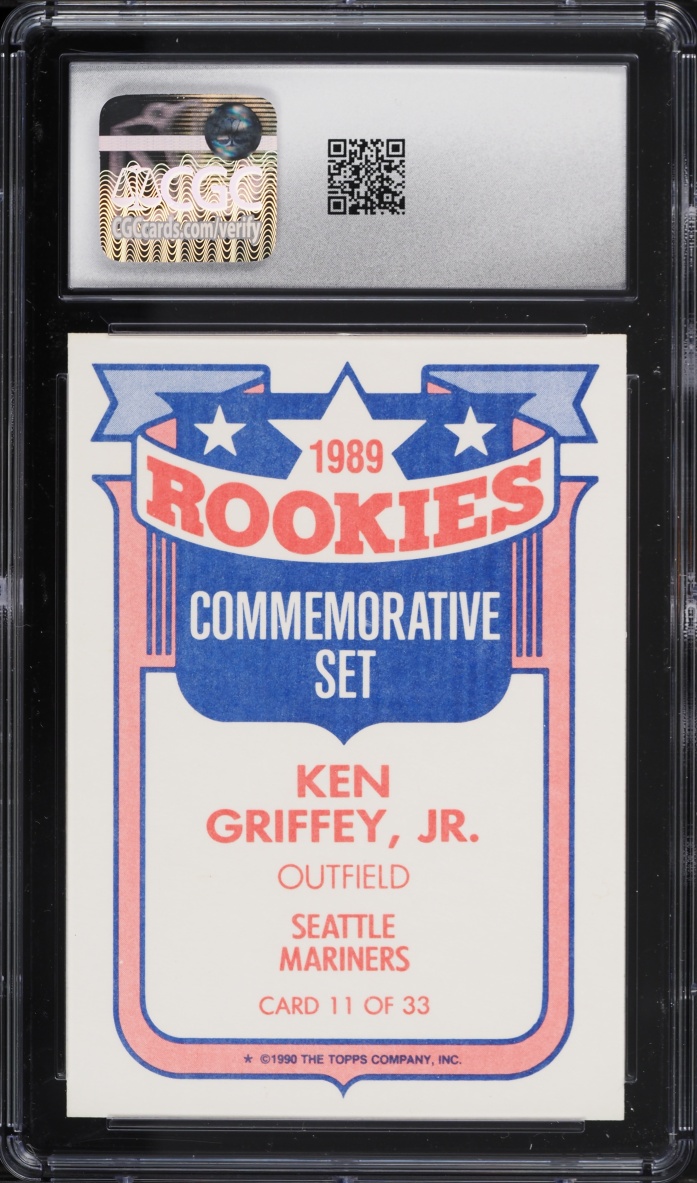 1990 Topps Glossy Rookies Ken Griffey Jr. #11 CGC 7 NRMT