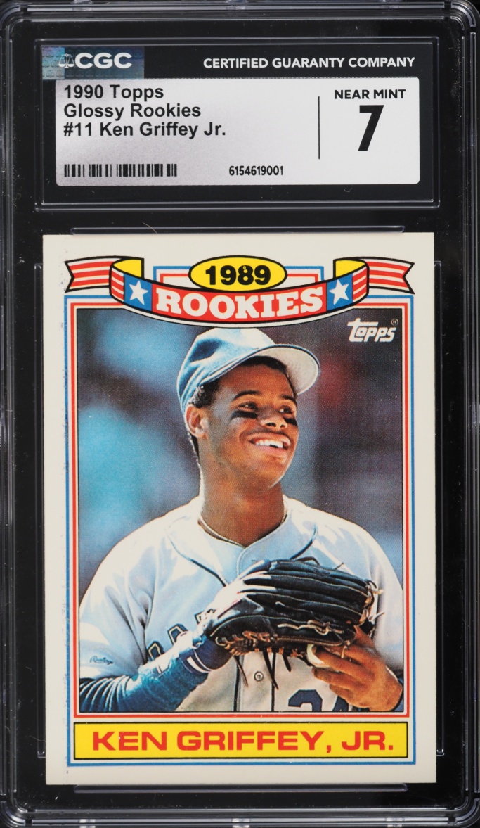 1990 Topps Glossy Rookies Ken Griffey Jr. #11 CGC 7 NRMT