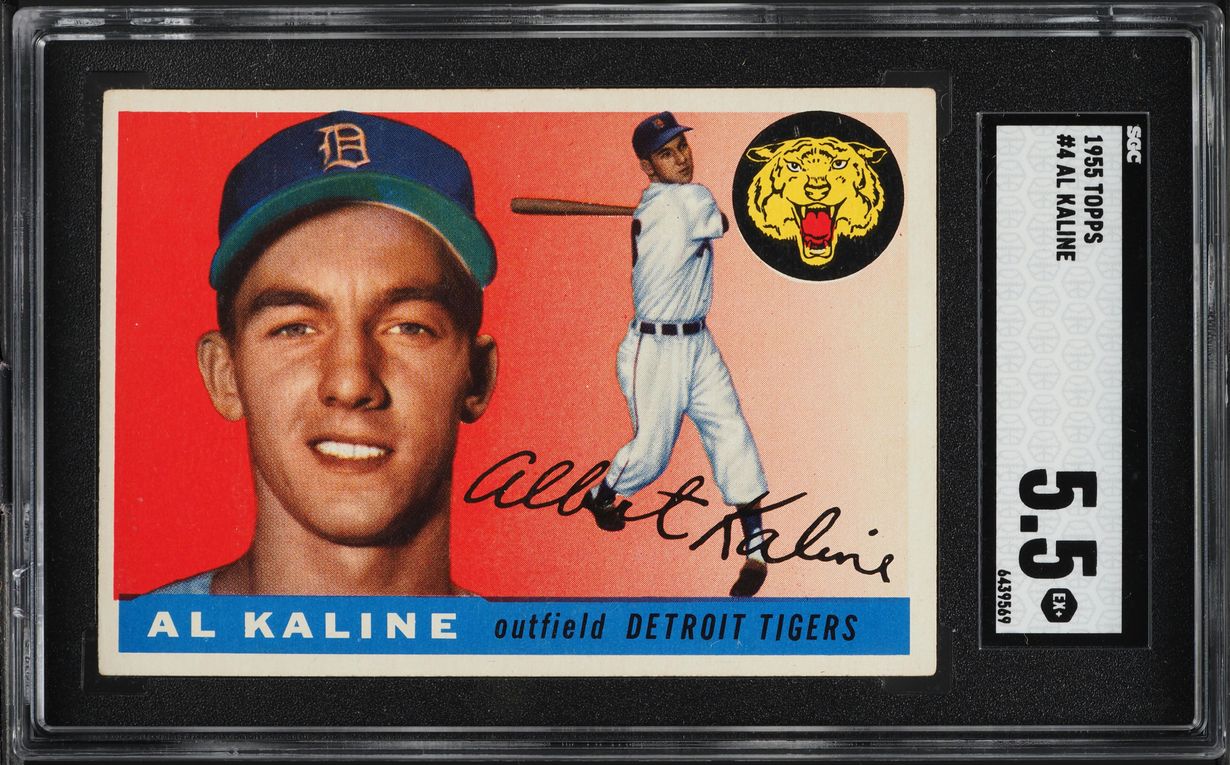 1955 Topps Al Kaline #4 SGC 5.5 EX+