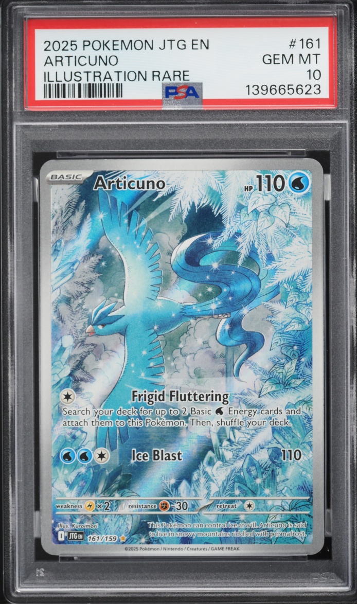 2025 Pokemon Scarlet & Violet Journey Together IR Articuno #161 PSA 10 GEM MINT