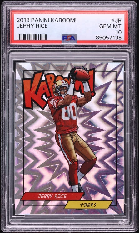 2018 Panini Kaboom! Jerry Rice #K-JR PSA 10 GEM MINT - Photo 1