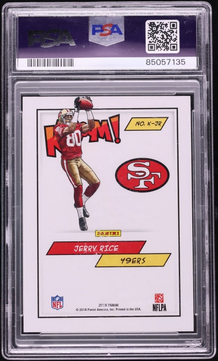 2018 Panini Kaboom! Jerry Rice #K-JR PSA 10 GEM MINT - Photo 2