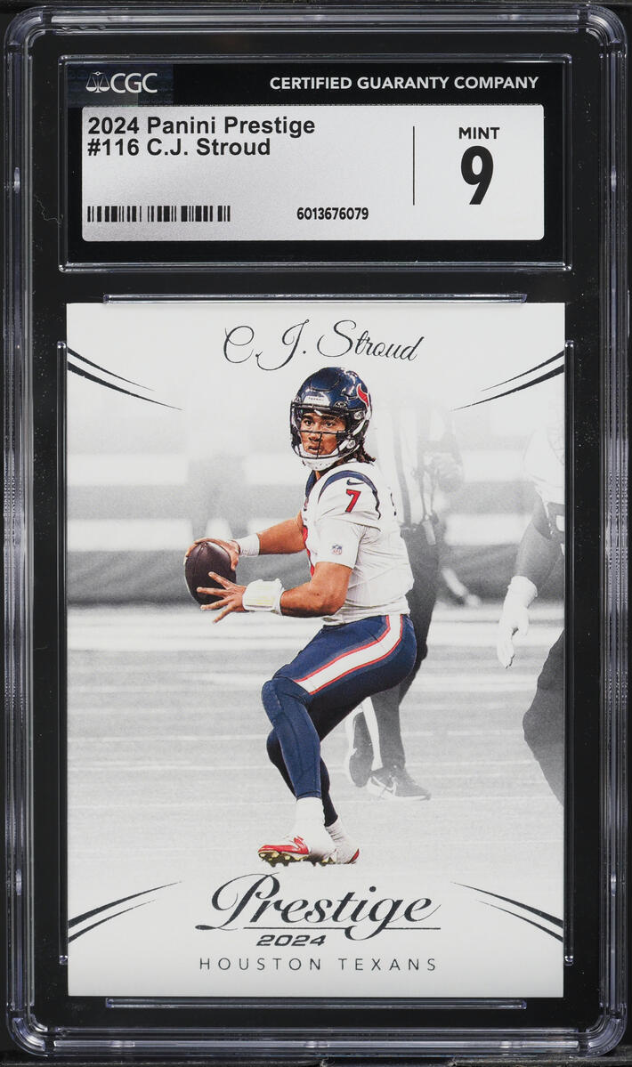 2024 Panini Prestige C.J. Stroud #116 CGC 9 MINT