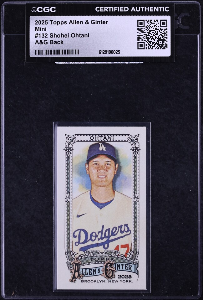 2025 Topps Allen & Ginter Mini A&G Back Shohei Ohtani #132 CGC AUTH