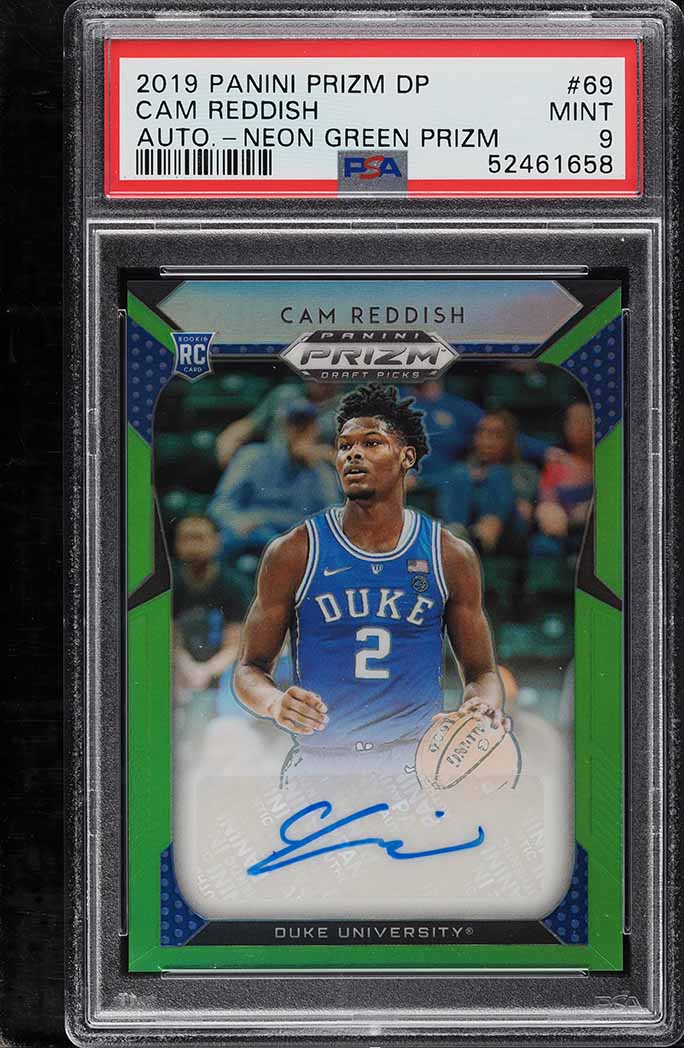 2019 Panini Prizm Draft Neon Green Cam Reddish ROOKIE RC
