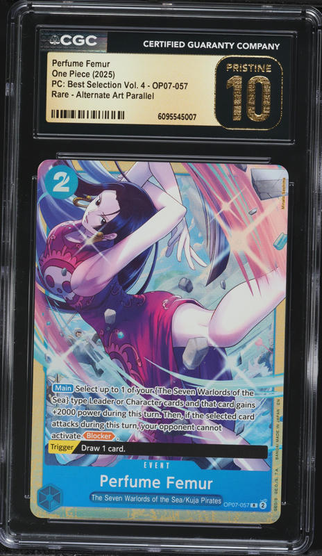 2025 One Piece OP11 EN Special Alternate Art #057 Shirahoshi PSA