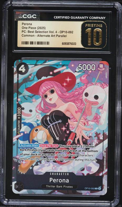 2025 One Piece OP11 EN Special Alternate Art #057 Shirahoshi PSA