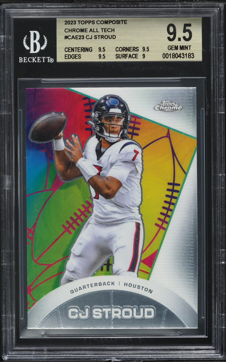 2023 Topps Composite Chrome All Etch C.J. Stroud ROOKIE #CAE-23 BGS 9.5 GEM MINT