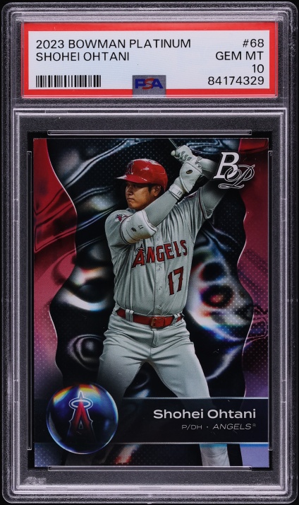 2023 Bowman Platinum Shohei Ohtani #68 PSA 10 GEM MINT