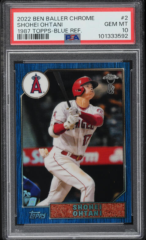 大谷翔平 2022 Topps Chrome Gold /25 PSA 10 Shohei Ohtani 2025 Topps Chrome #PP-25 Power Players - Gold