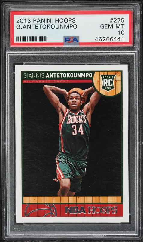 2013 Select Basketball Giannis Antetokounmpo ROOKIE #178 PSA 10