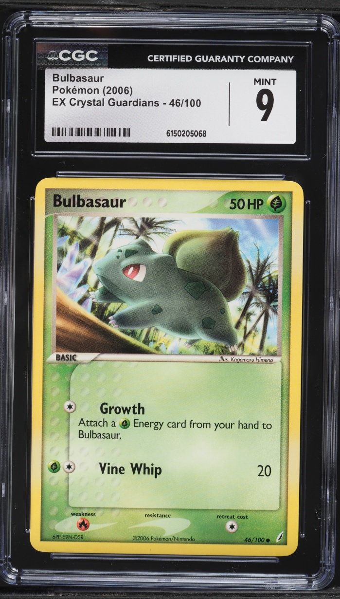 2006 Pokemon EX Crystal Guardians Bulbasaur #46 CGC 9 MINT