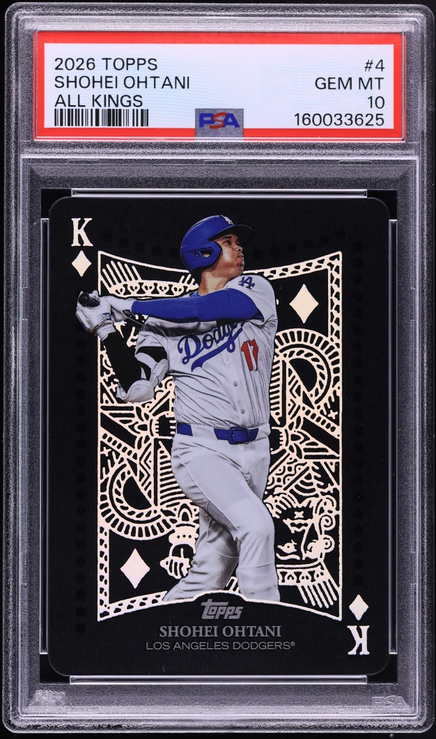2026 Topps All Kings Shohei Ohtani #AK-4 PSA 10 GEM MINT