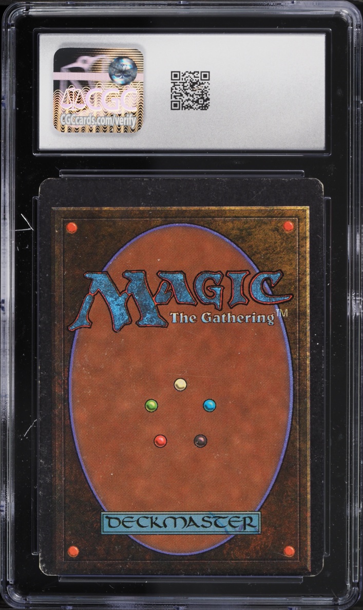 1993 Magic The Gathering MTG Arabian Nights Miscut Error Light Wyluli Wolf CGC 6.5 EXMT+
