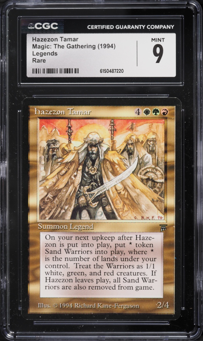 1994 Magic The Gathering MTG Legends Hazezon Tamar CGC 9 MINT