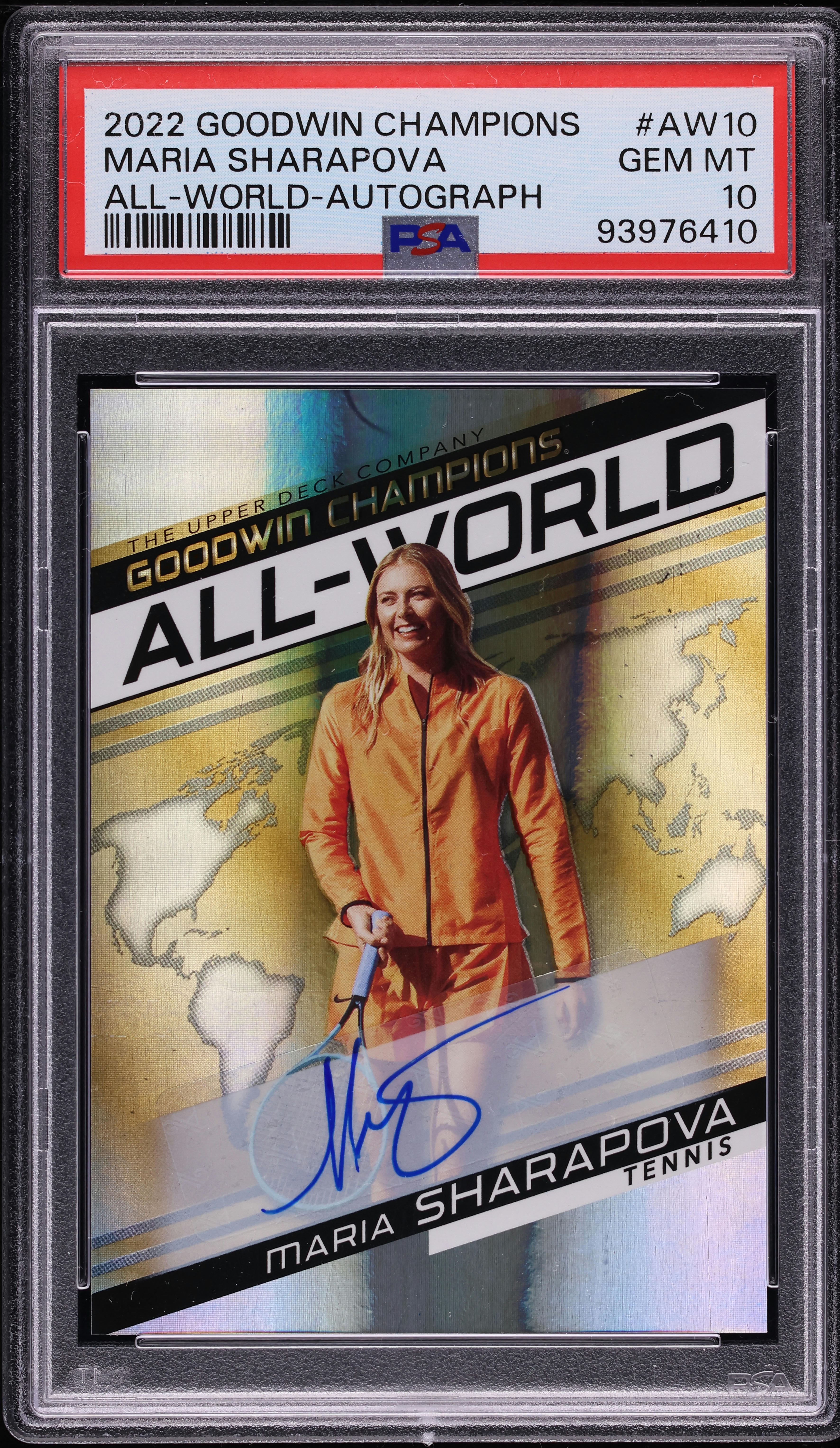 2022 Upper Deck Goodwin Champions All-World Maria Sharapova