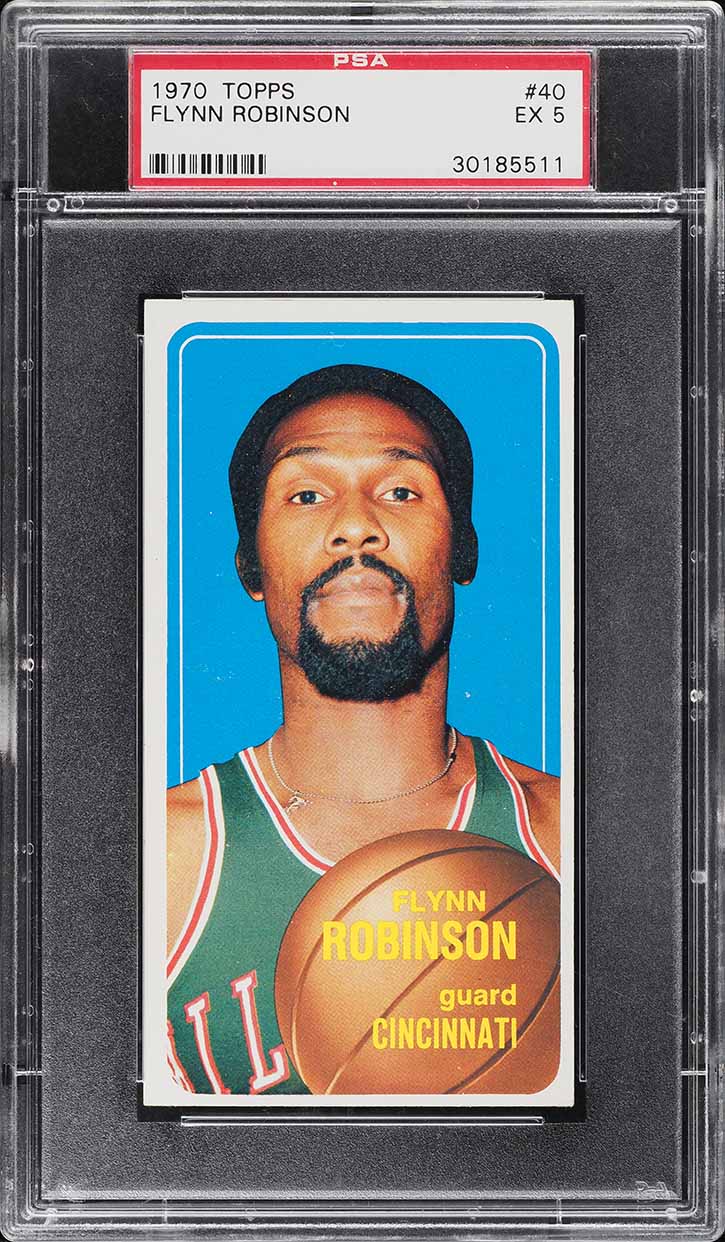 1970 Topps Basketball Flynn Robinson #40 PSA 5 EX