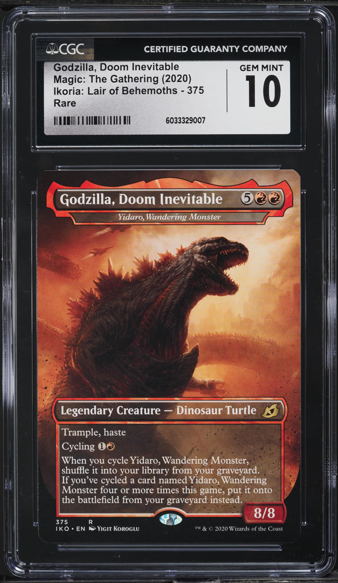 2020 Magic The Gathering MTG Ikoria Godzilla, Doom Inevitable #375 CGC 10 GEM
