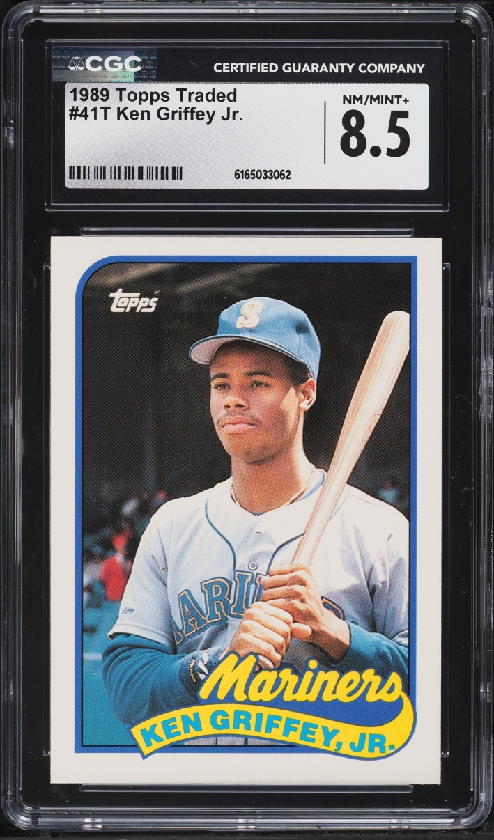 1989 Topps Traded Ken Griffey Jr. ROOKIE #41T CGC 8.5 NM-MT+