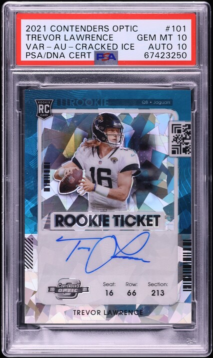 2021 Panini One Bronze Trevor Lawrence ROOKIE PATCH AUTO /25 #71