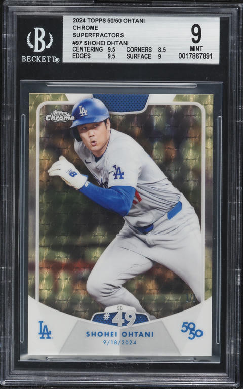 2024 Topps Chrome '89 Shohei Ohtani #5 PSA 10 GEM MINT on Fanatics