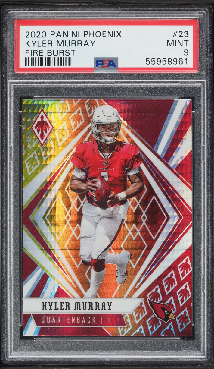 2020 Panini Phoenix Fire Burst Kyler Murray #23 PSA 9 MINT