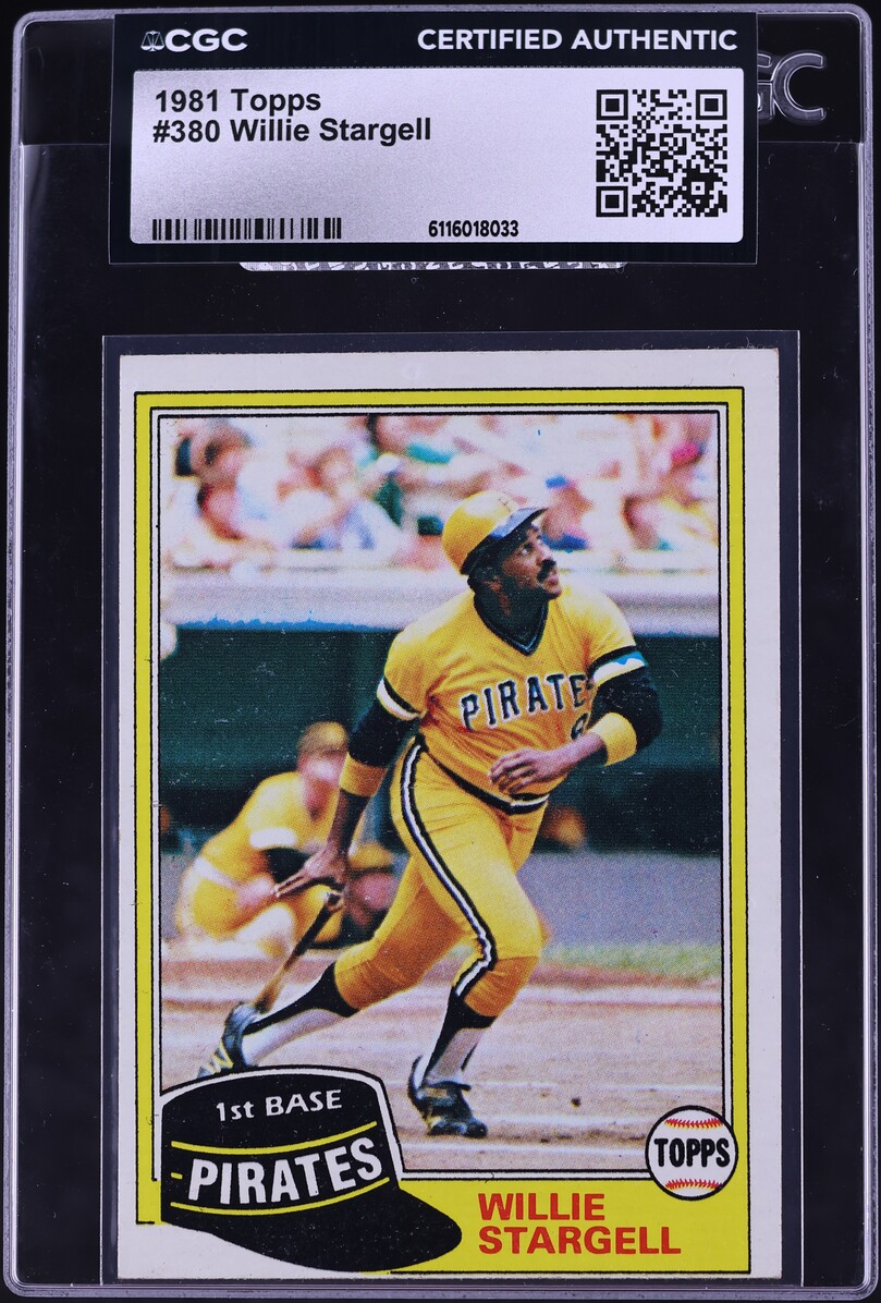 1981 Topps Willie Stargell #380 CGC AUTH