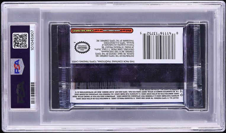 2000 Topps Pokemon The Movie 2000 Foil Pack Special Collection