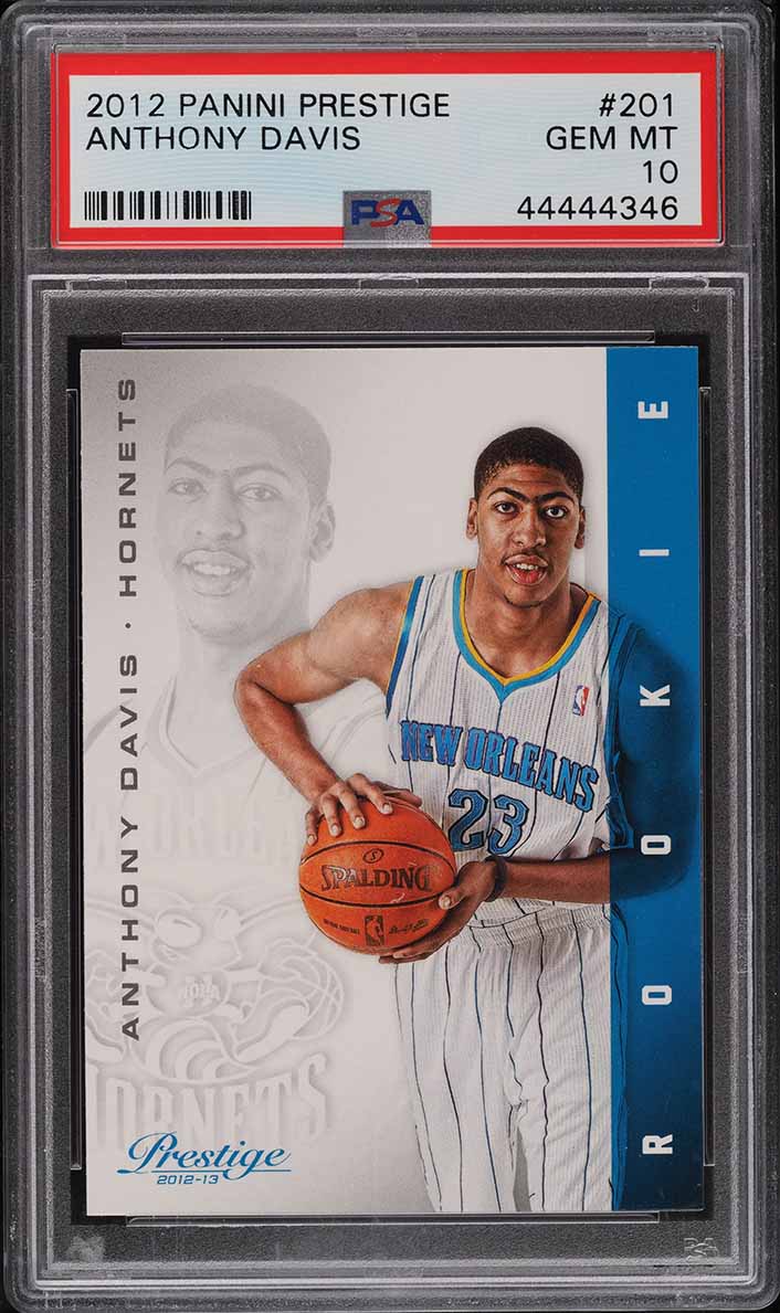 2012 Panini Prestige Anthony Davis ROOKIE #201 PSA 10 GEM MINT
