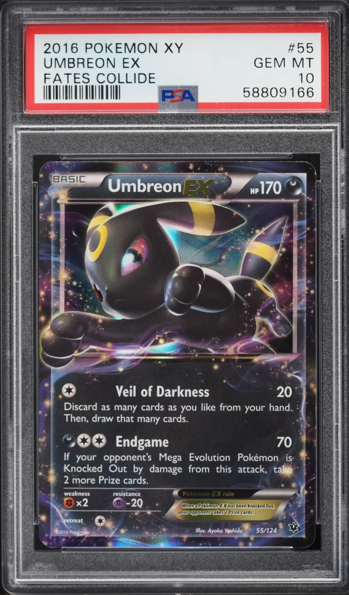 2016 Pokemon XY Fates Collide Holo Umbreon EX #55 PSA 10 GEM MINT