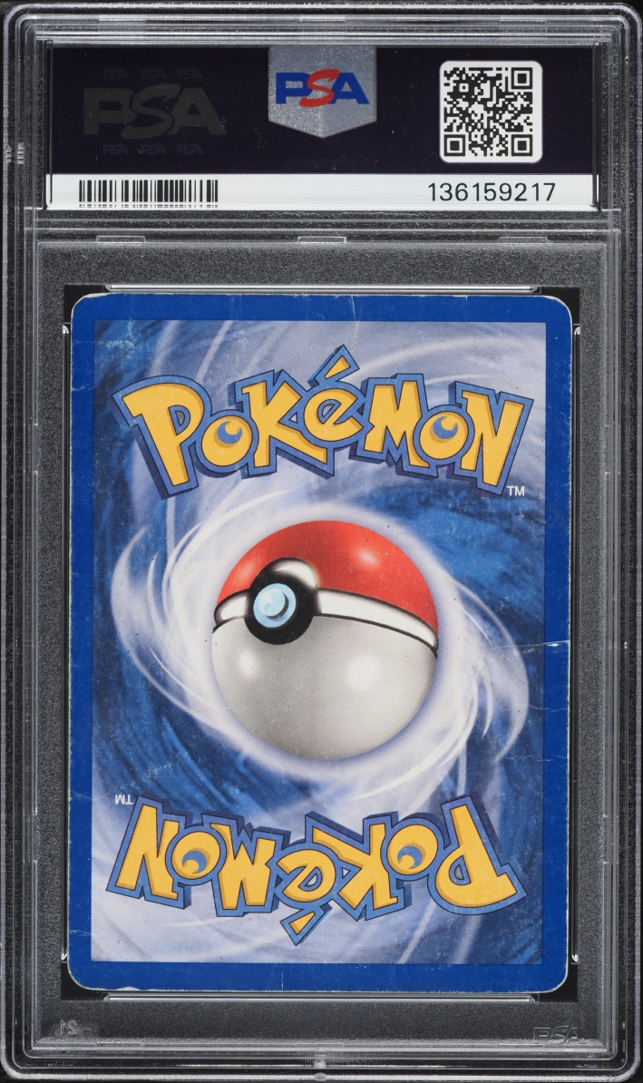 2004 Pokemon EX Team Rocket Returns James Theme Deck Cosmos Holo Dark Dragonite #15 PSA 1 PR