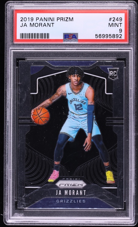 2019 Panini Prizm Ja Morant ROOKIE #249 PSA 9 MINT