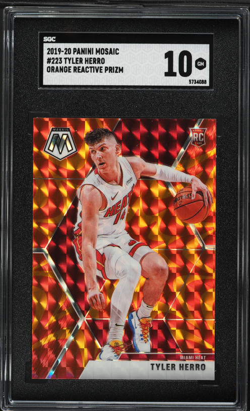 2019 Panini One and One Downtown Tyler Herro ROOKIE #10 BGS