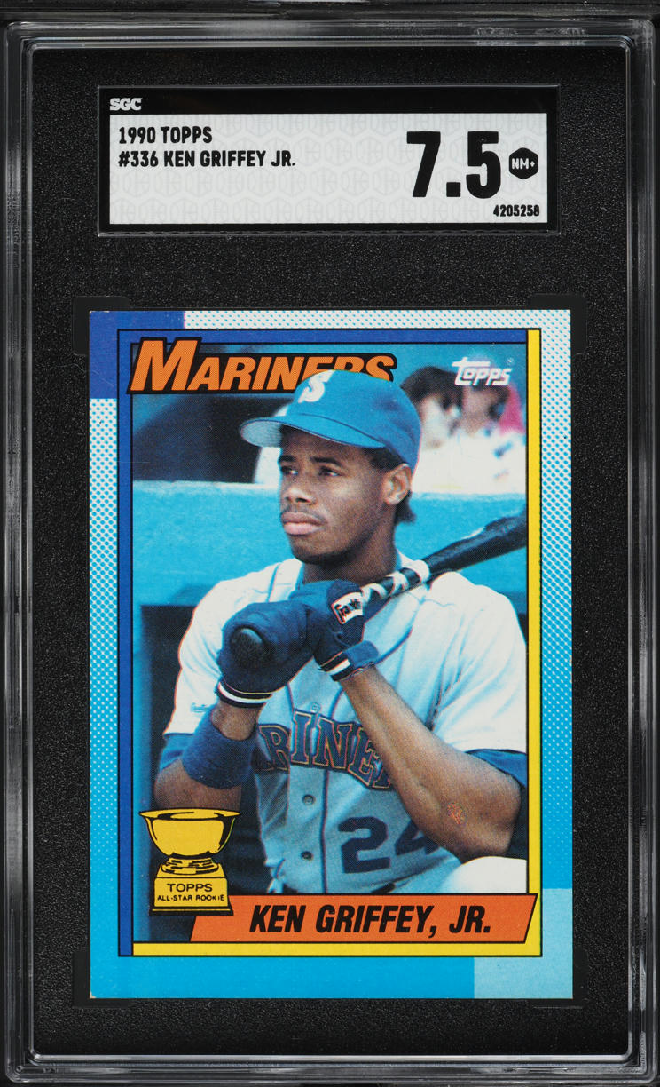 1990 Topps Ken Griffey Jr. #336 SGC 7.5 NRMT+