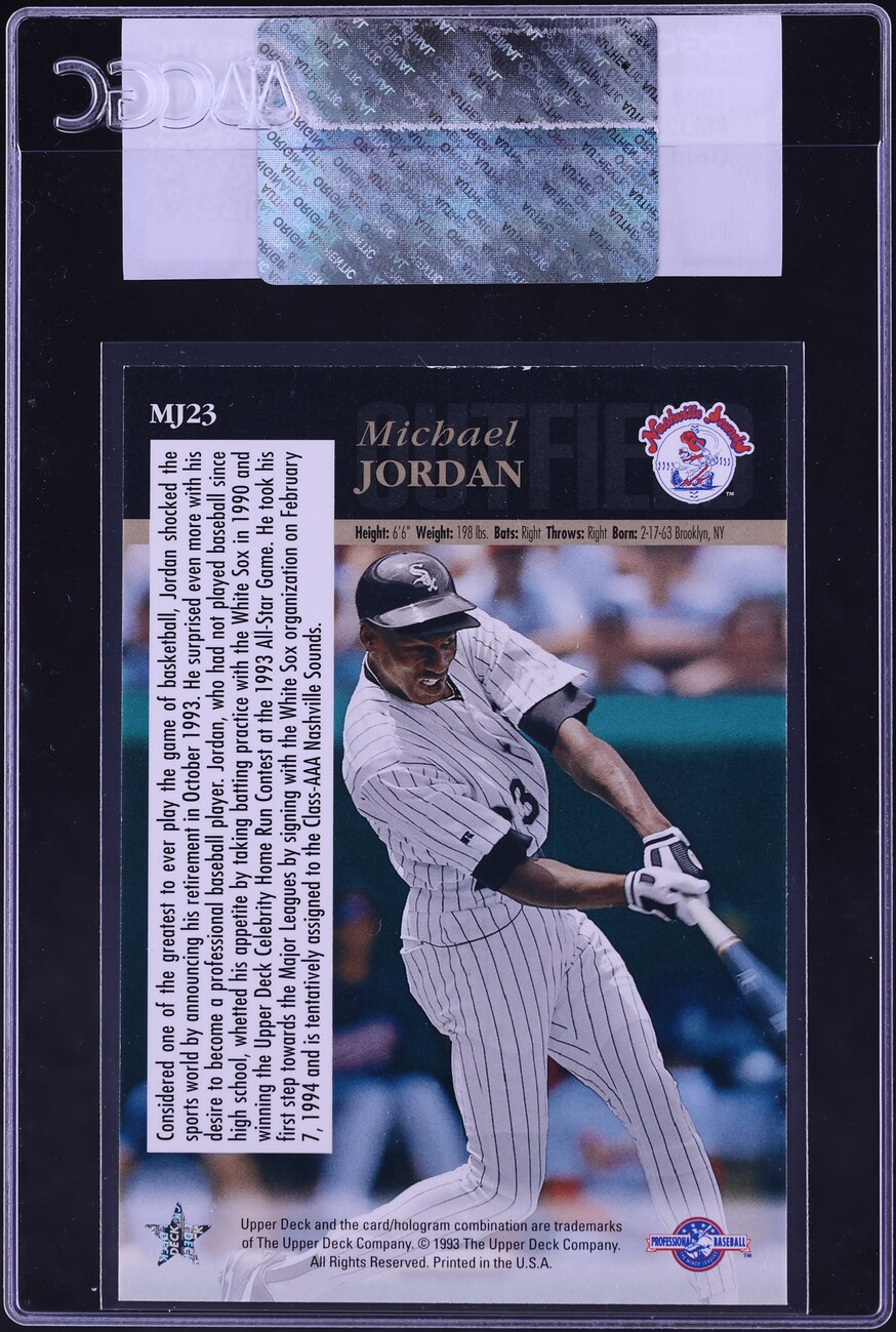 1994 Upper Deck Minors Gold Michael Jordan ROOKIE /15000 #MJ23 CGC AUTH