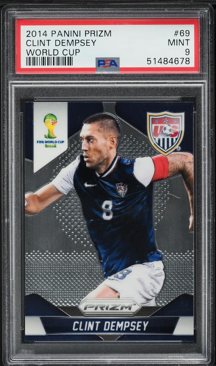 2014 Panini Prizm World Cup Clint Dempsey #69 PSA 9 MINT