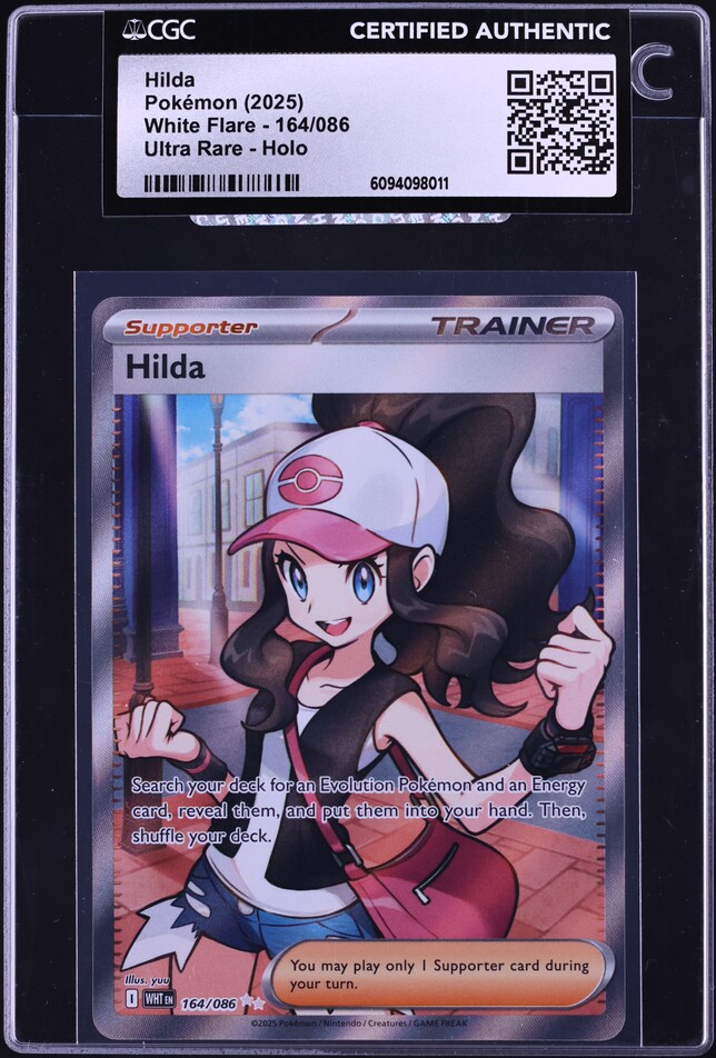 2025 Pokemon Japanese SV White Flare SAR Hilda #173 CGC 10