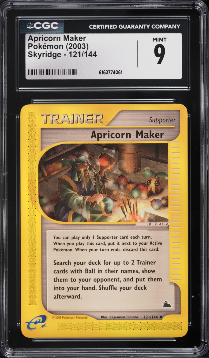2003 Pokemon Skyridge Apricorn Maker #121 CGC 9 MINT