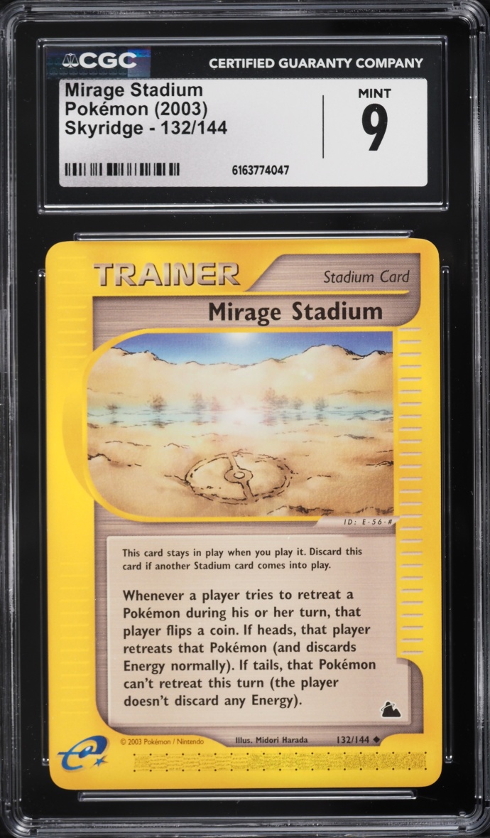2003 Pokemon Skyridge Mirage Stadium #132 CGC 9 MINT